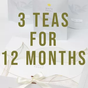 Connoisseur Plan 3 teas for 12 months
