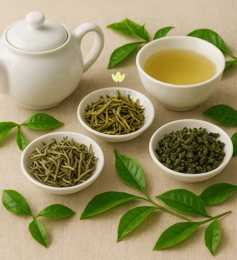 The Production of White, Yellow, and Green Tea